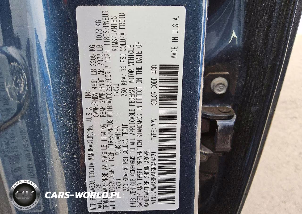 2025 Mazda Cx-50 Preferred VIN:7MMVABBM4SN344421 - 14