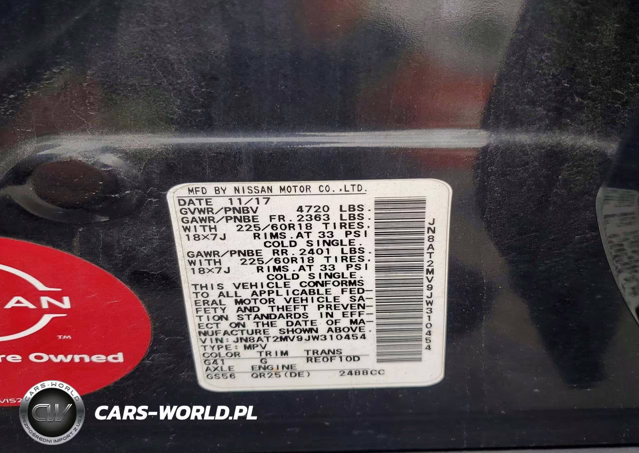 2018 Nissan Rogue Sl VIN:JN8AT2MV9JW310454 - 13