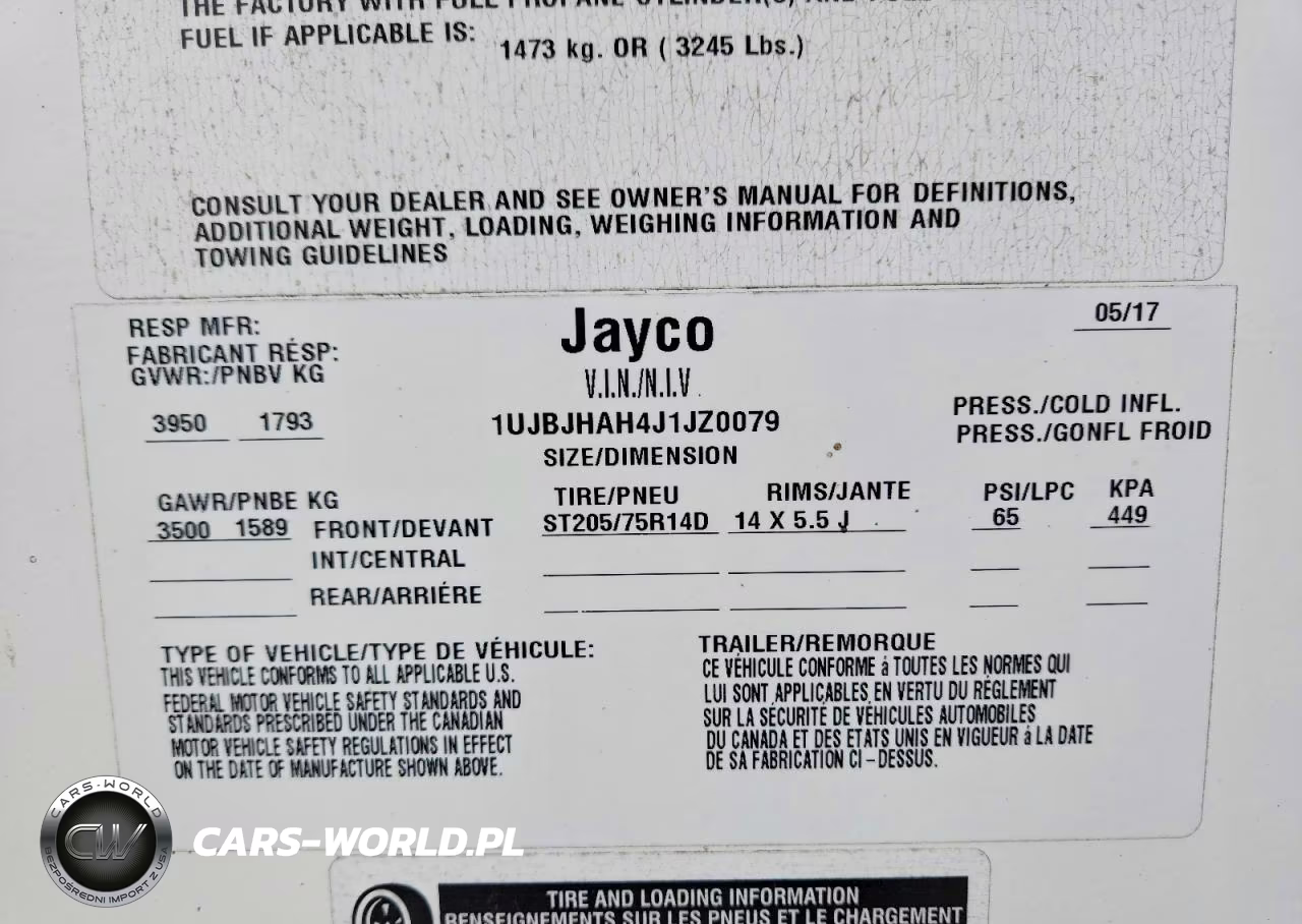 2018 Jayco Jay Feather Camper VIN:1UJBJHAH4J1JZ0079 - 10