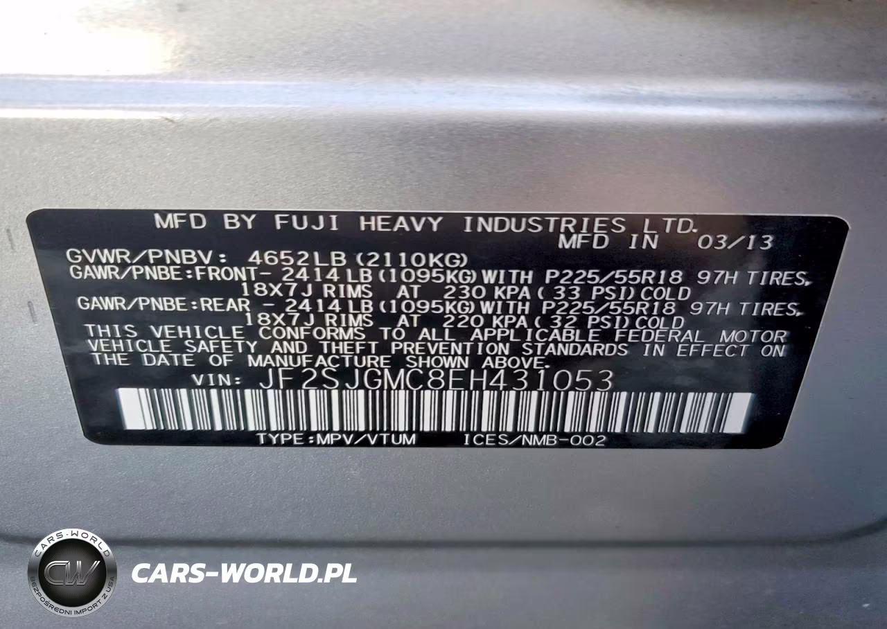 2014 Subaru Forester 2.0Xt Touring VIN:JF2SJGMC8EH431053 - 13