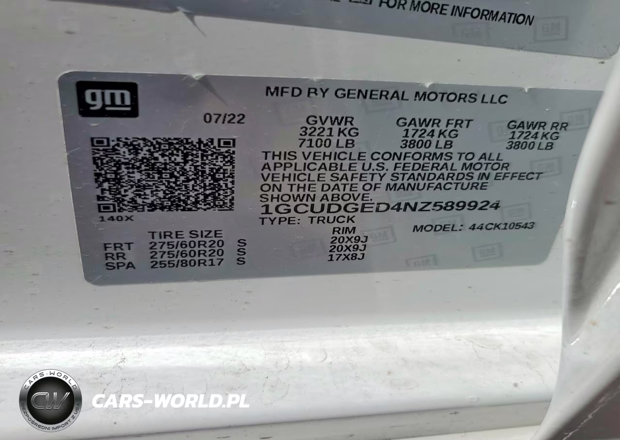 2022 Chevrolet Silverado K1500 Ltz VIN:1GCUDGED4NZ589924 - 12