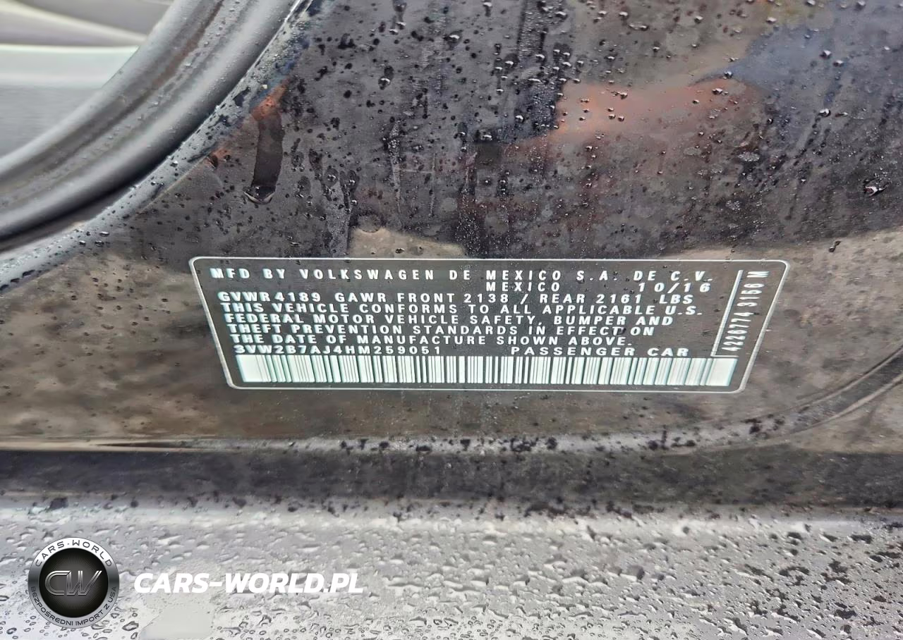 2017 Volkswagen Jetta S VIN:3VW2B7AJ4HM259051 - 12
