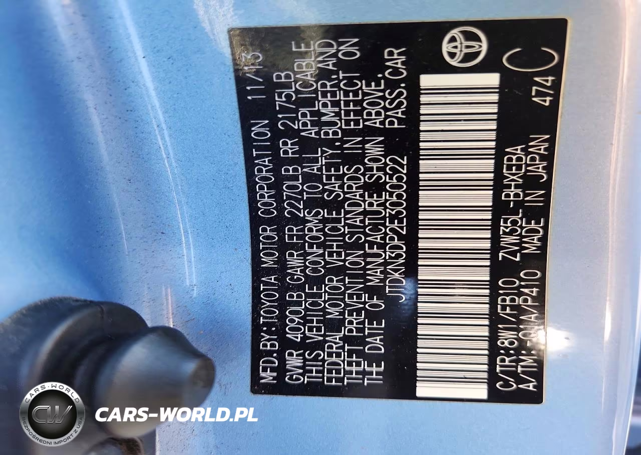 2014 Toyota Prius Plug-In Hybrid Base VIN:JTDKN3DP2E3050522 - 12
