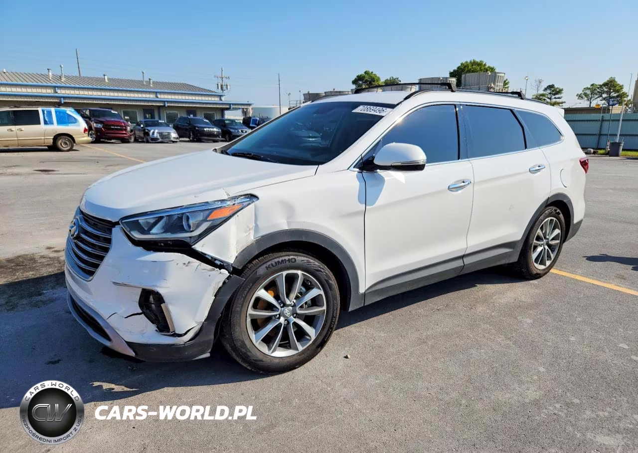 2017 Hyundai Santa Fe Se VIN:KM8SN4HF0HU241972 - 1