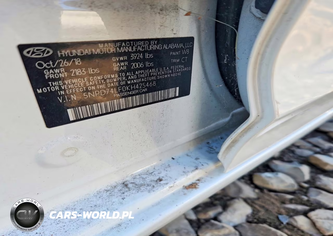 2019 Hyundai Elantra Se VIN:5NPD74LF0KH425468 - 12