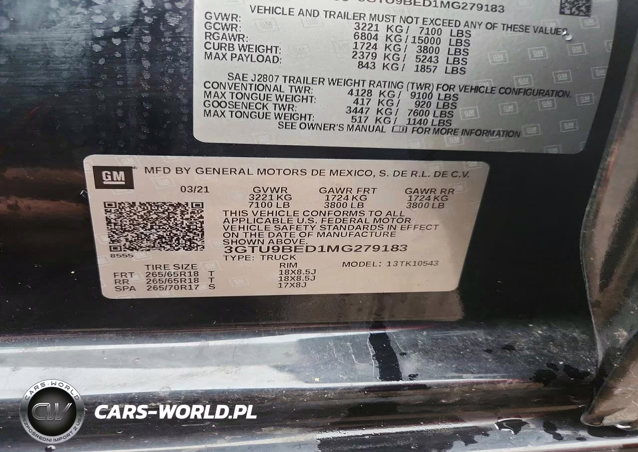 2021 GMC Sierra K1500 Sle VIN:3GTU9BED1MG279183 - 12