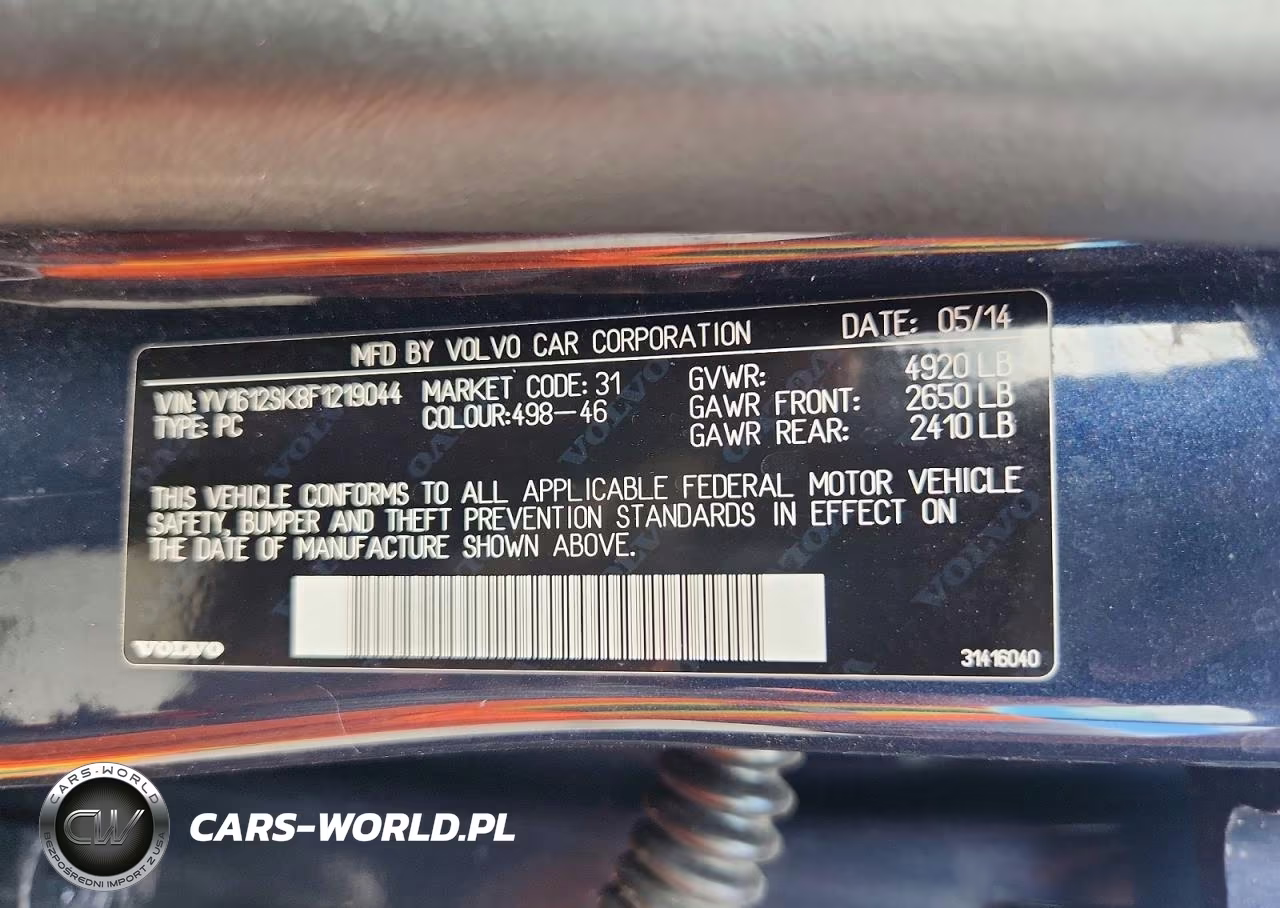 2015 Volvo V60 Premier VIN:YV1612SK8F1219044 - 12