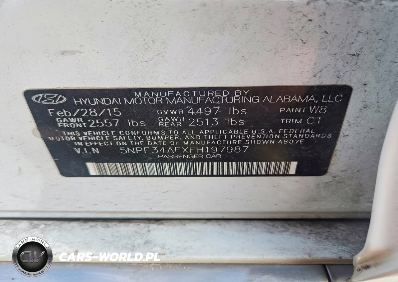 2015 Hyundai Sonata Sport VIN:5NPE34AFXFH197987 - 12