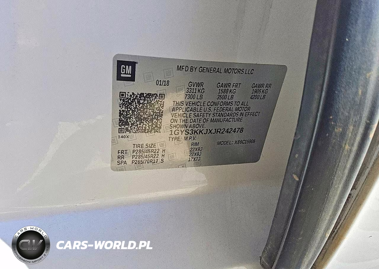 2018 Cadillac Escalade Esv Platinum VIN:1GYS3KKJXJR242478 - 13