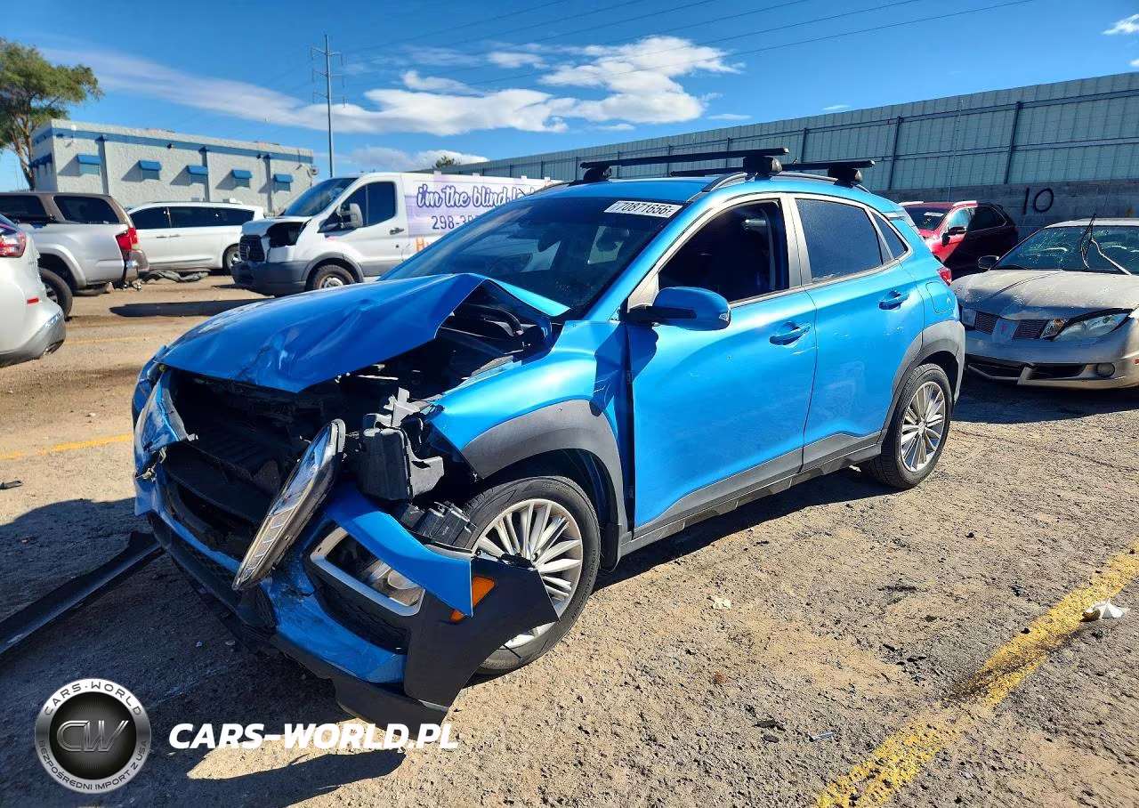2021 Hyundai Kona Sel VIN:KM8K22AA7MU631408 - 1