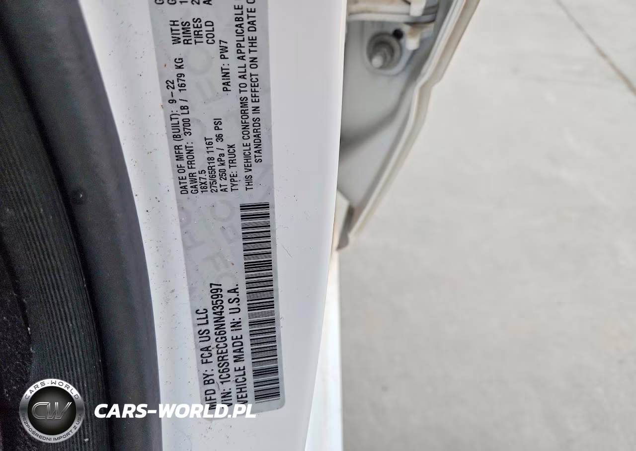 2022 Ram 1500 Tradesman VIN:1C6SRECG6NN435997 - 12