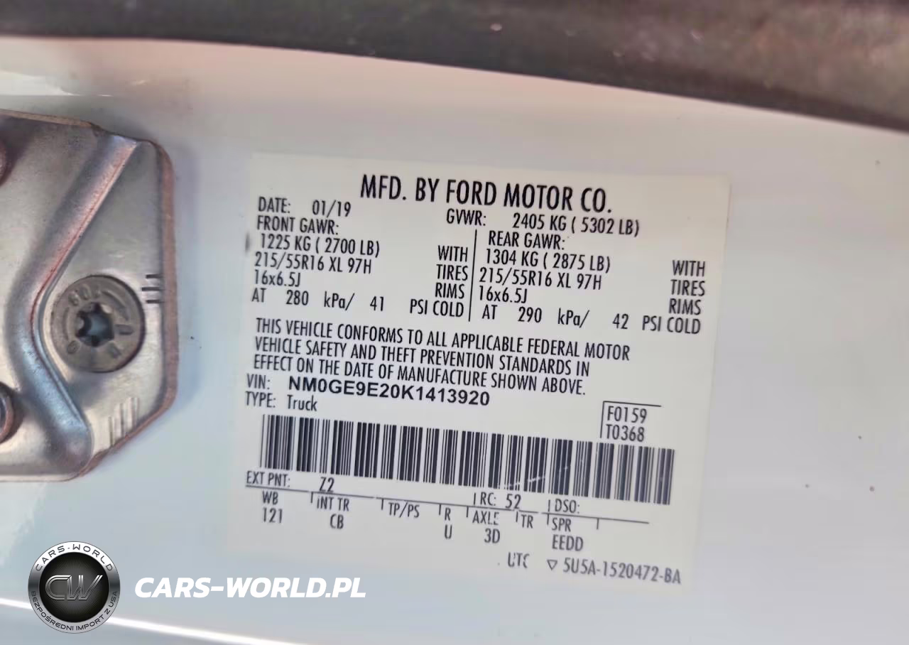 2019 Ford Transit Connect Xl VIN:NM0GE9E20K1413920 - 13