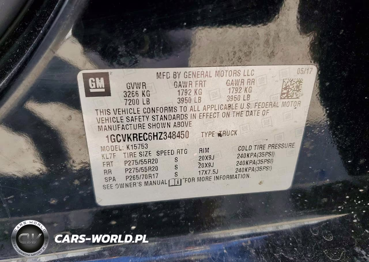 2017 Chevrolet Silverado K1500 Lt VIN:1GCVKREC6HZ348450 - 13