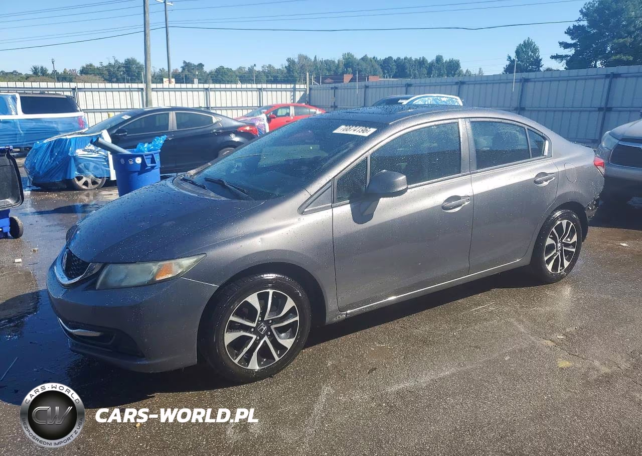 2013 Honda Civic Ex VIN:2HGFB2F89DH522318 - 1