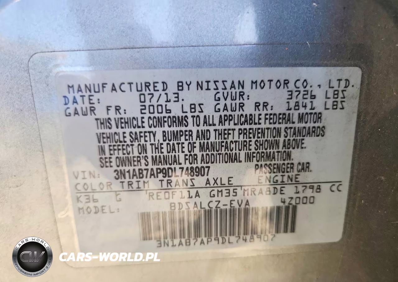 2013 Nissan Sentra S VIN:3N1AB7AP9DL748907 - 12