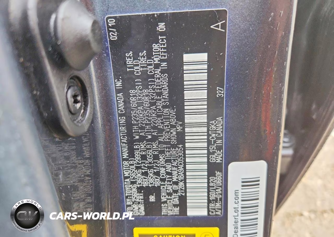 2010 Lexus Rx 350 VIN:2T2BK1BA9AC053054 - 13