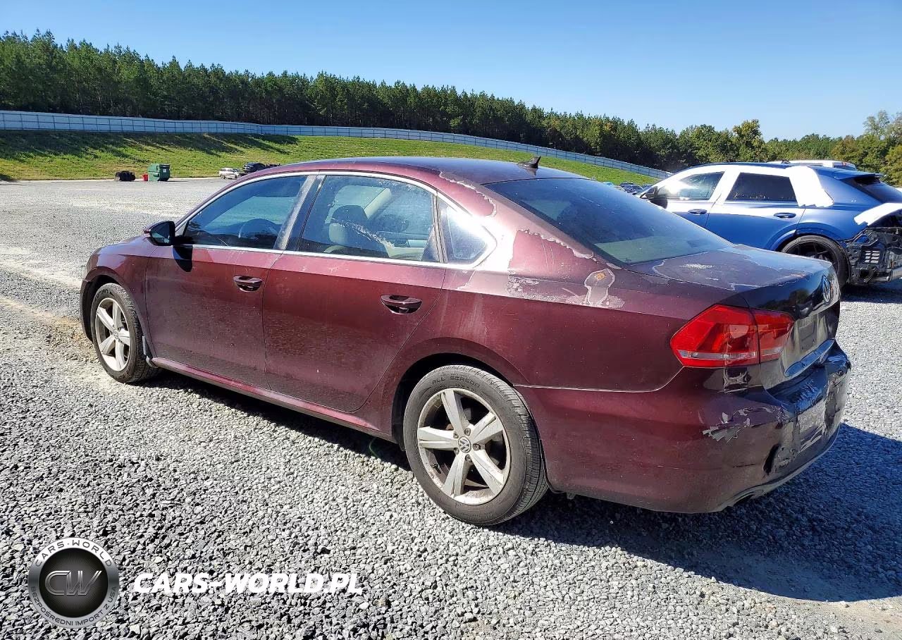 2012 Volkswagen Passat Se VIN:1VWBH7A38CC067836 - 2