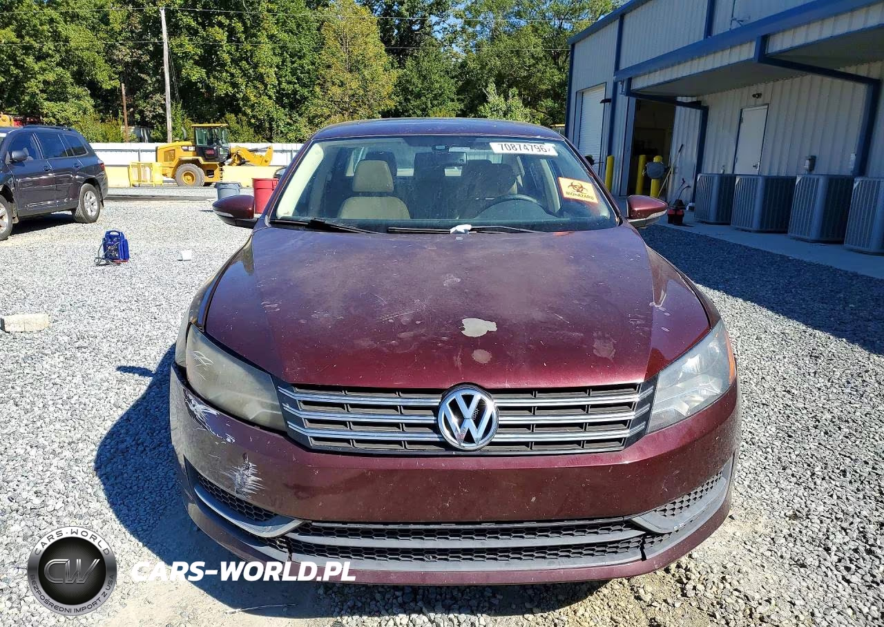 2012 Volkswagen Passat Se VIN:1VWBH7A38CC067836 - 5