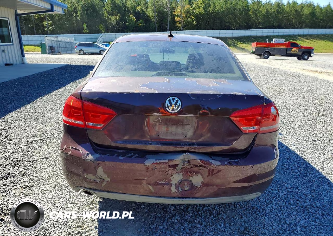 2012 Volkswagen Passat Se VIN:1VWBH7A38CC067836 - 6