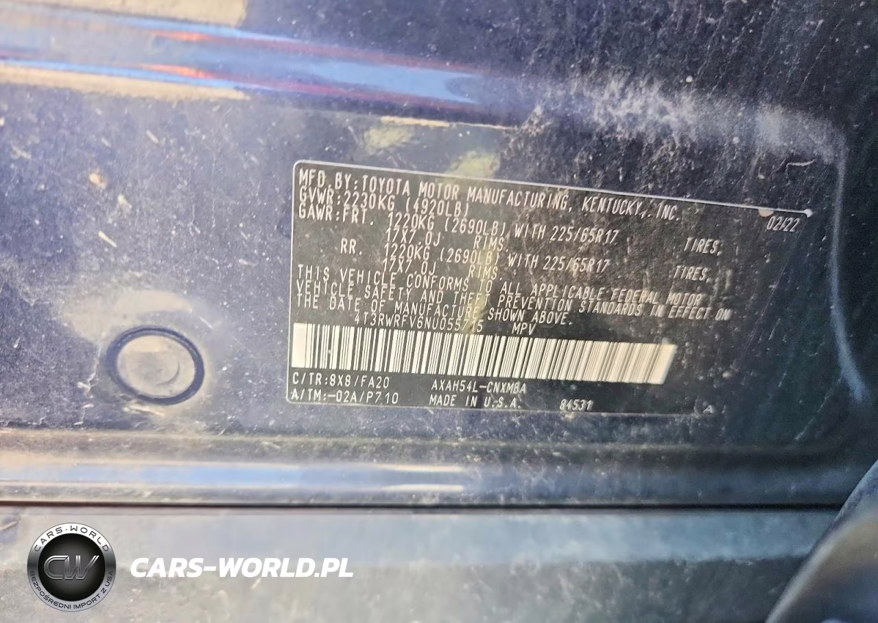 2022 Toyota Rav4 Xle VIN:4T3RWRFV6NU055715 - 13