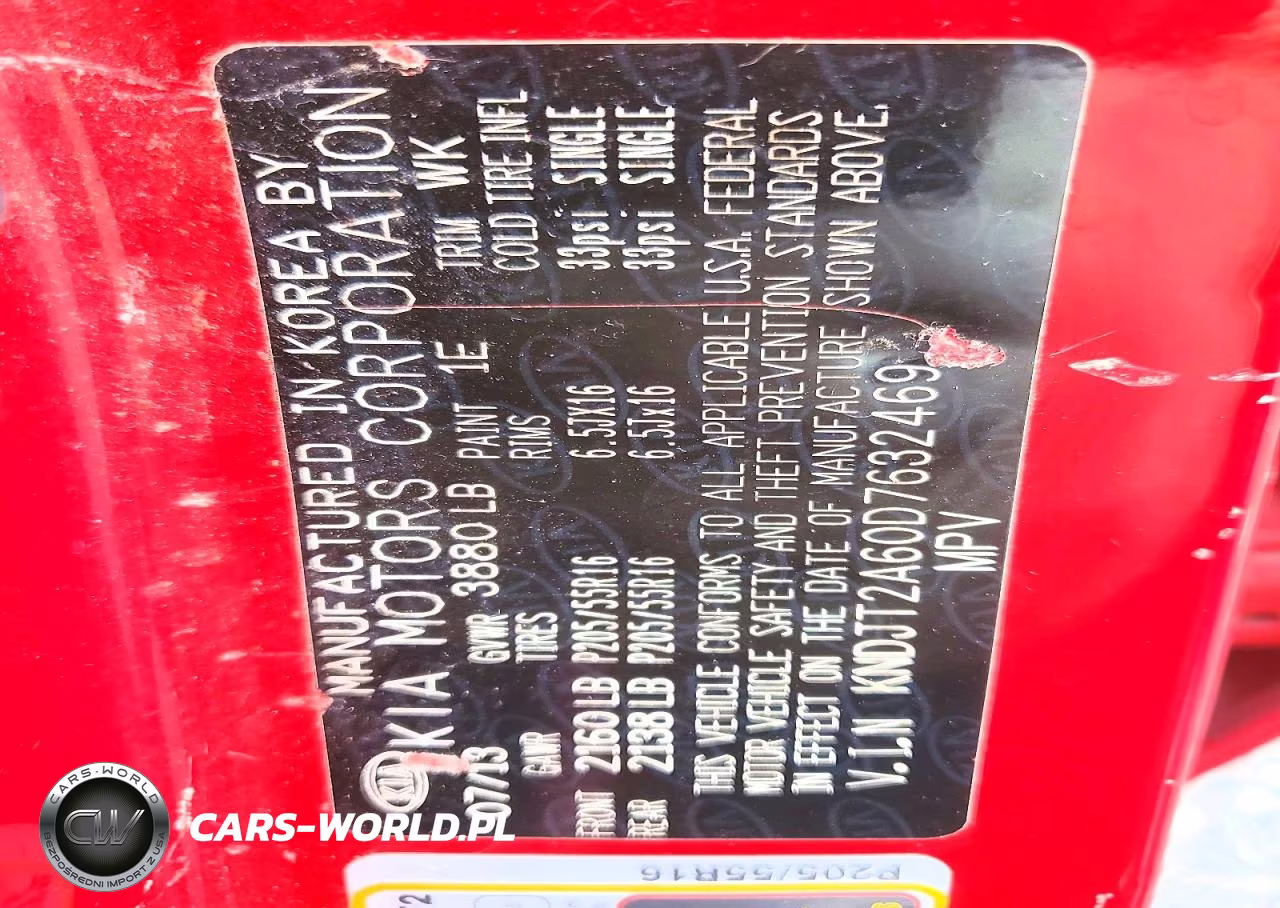 2013 Kia Soul + VIN:KNDJT2A60D7632469 - 13