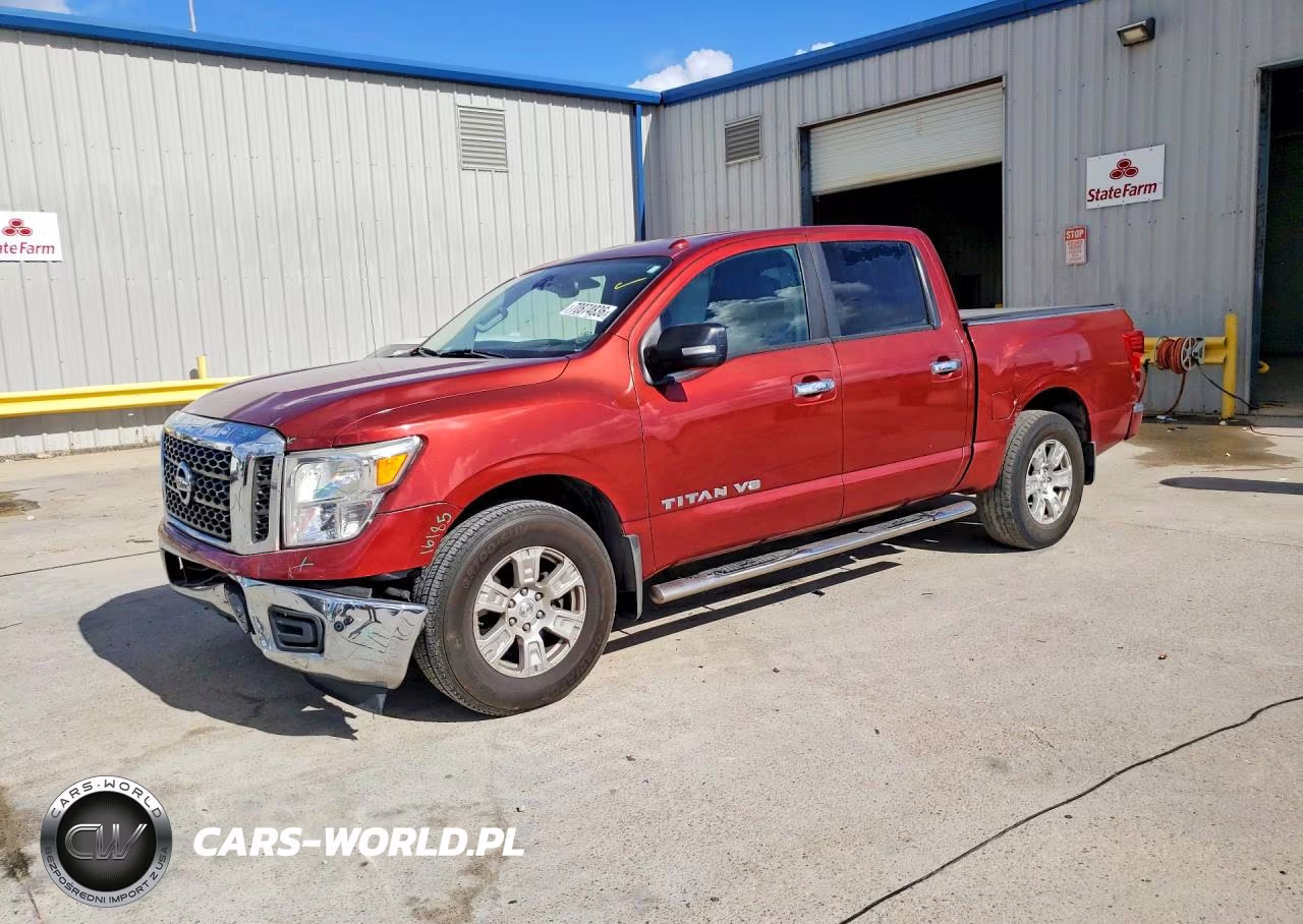 2018 Nissan Titan Sv VIN:1N6AA1E60JN543886 - 1