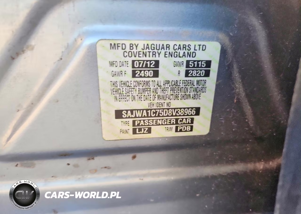2013 Jaguar Xj VIN:SAJWA1C75D8V38966 - 13