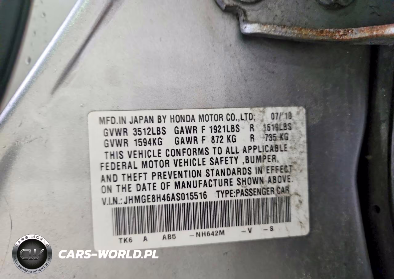 2010 Honda Fit Sport VIN:JHMGE8H46AS015516 - 12