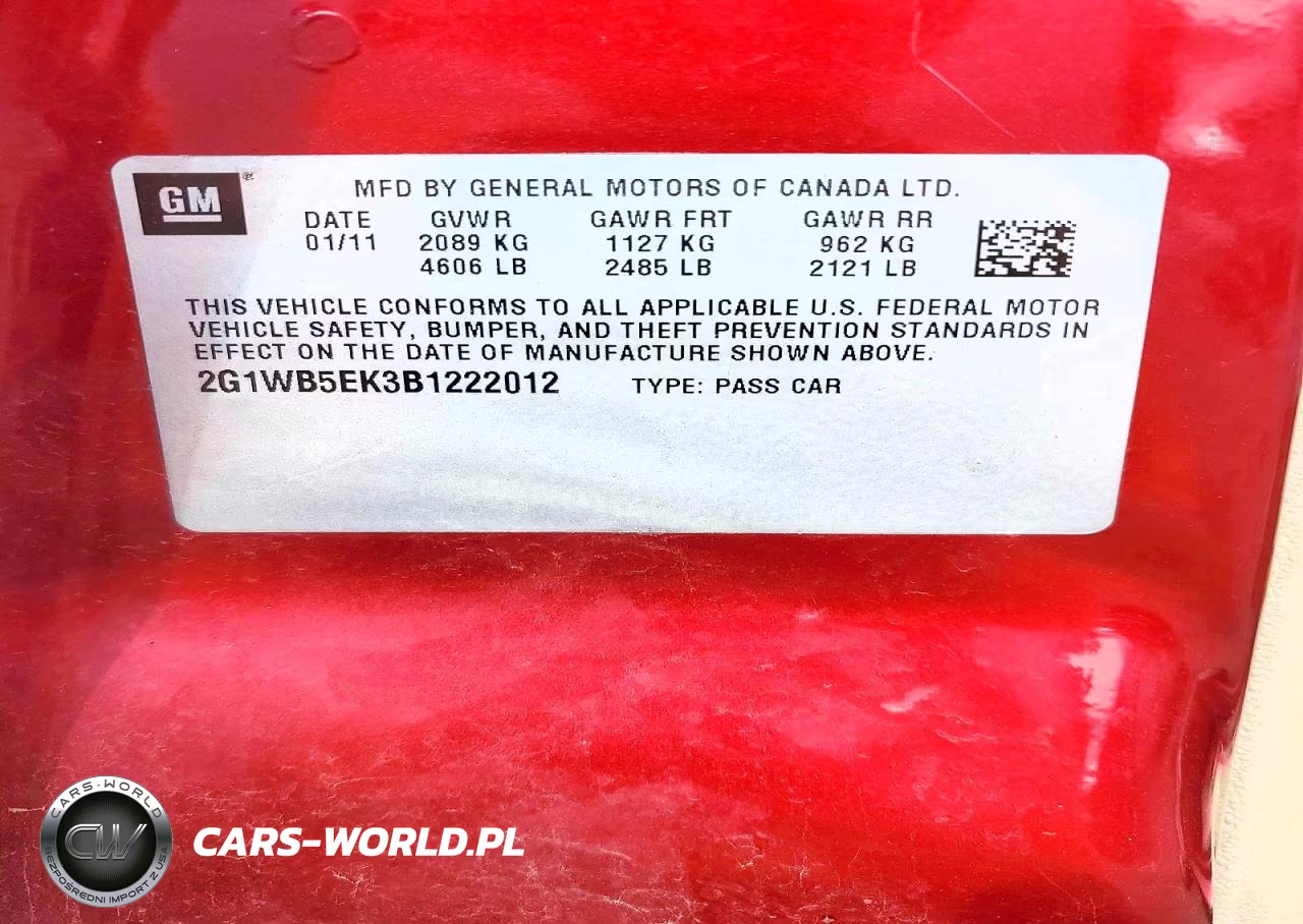 2011 Chevrolet Impala Lt VIN:2G1WB5EK3B1222012 - 12