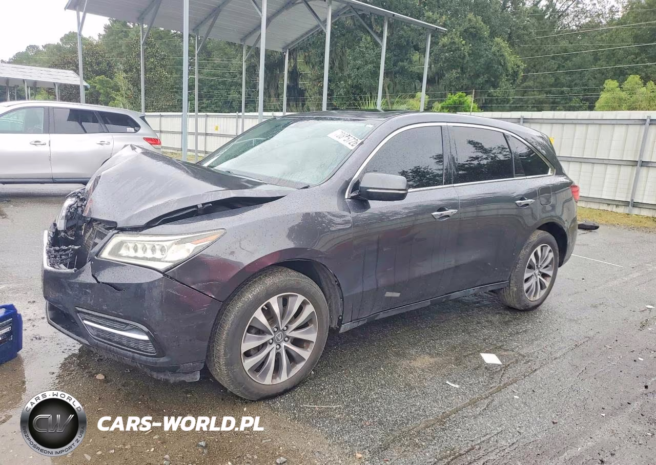 2016 Acura Mdx Technology VIN:5FRYD4H48GB040522 - 1