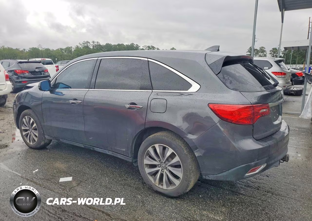 2016 Acura Mdx Technology VIN:5FRYD4H48GB040522 - 2