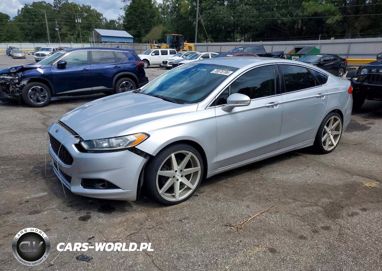 2016 Ford Fusion Titanium VIN:3FA6P0K91GR158672 - 1