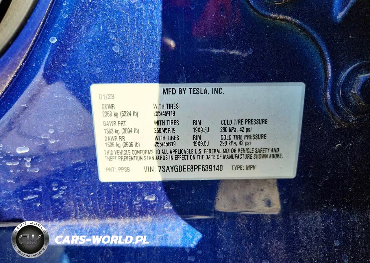 2023 Tesla Model Y VIN:7SAYGDEE8PF639140 - 14