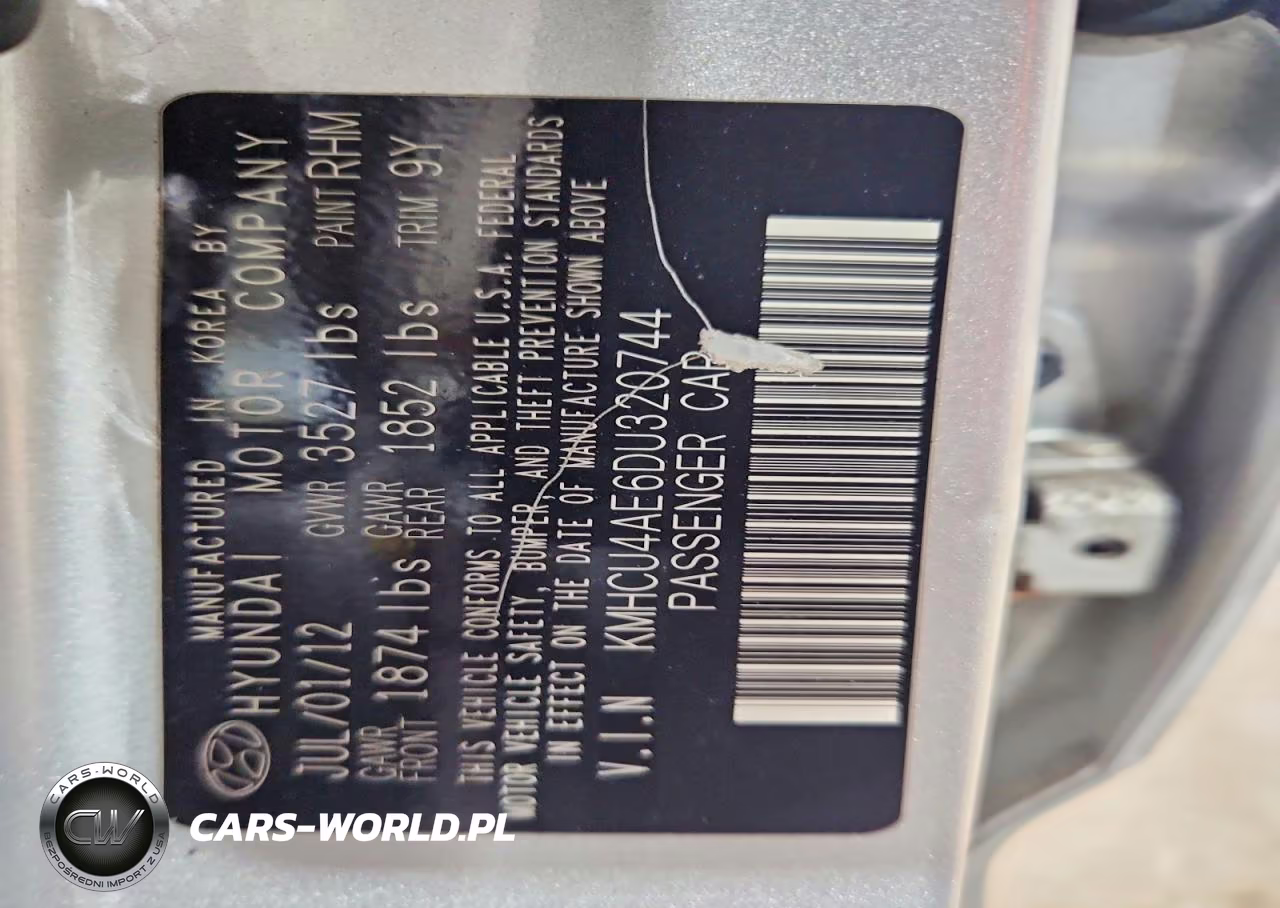 2013 Hyundai Accent Gls VIN:KMHCU4AE6DU320744 - 12