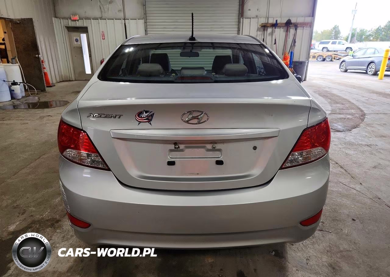 2013 Hyundai Accent Gls VIN:KMHCU4AE6DU320744 - 6