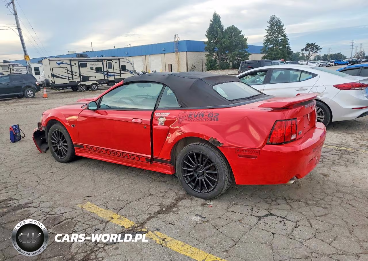 2003 Ford Mustang Gt VIN:1FAFP45XX3F385903 - 2