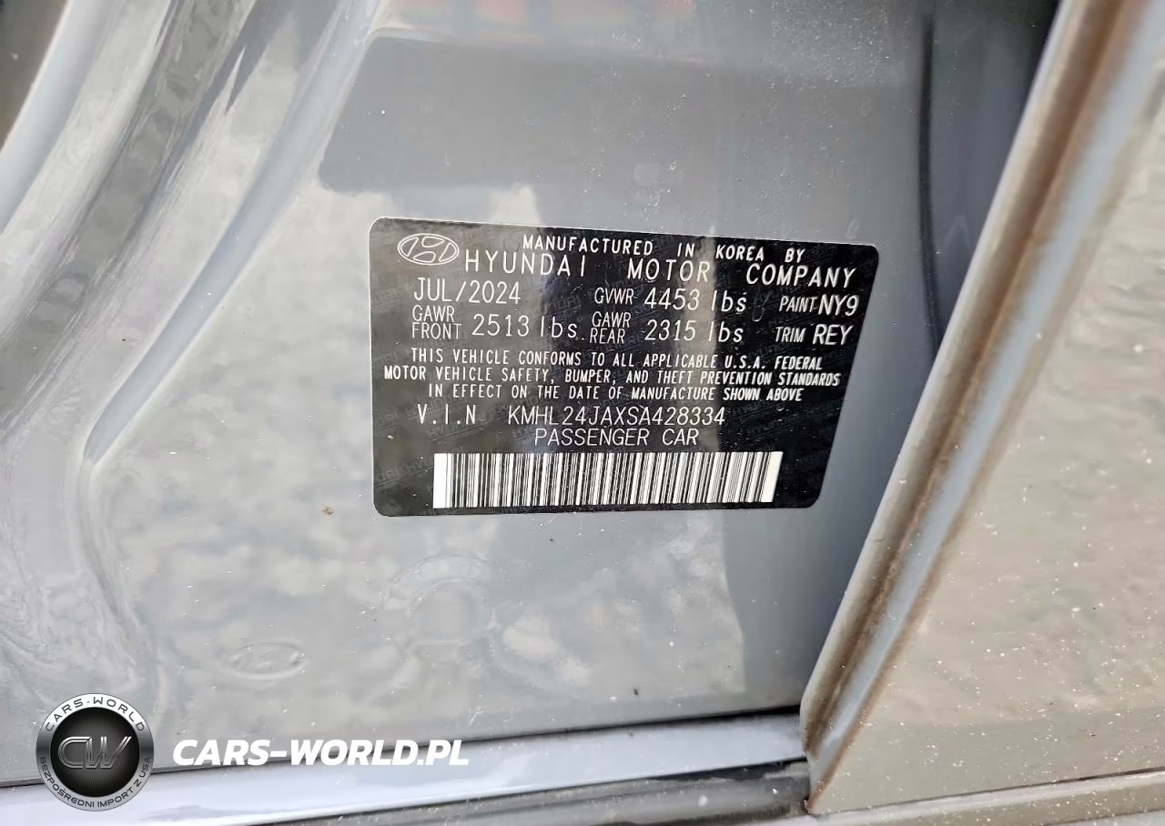 2025 Hyundai Sonata Se VIN:KMHL24JAXSA428334 - 12