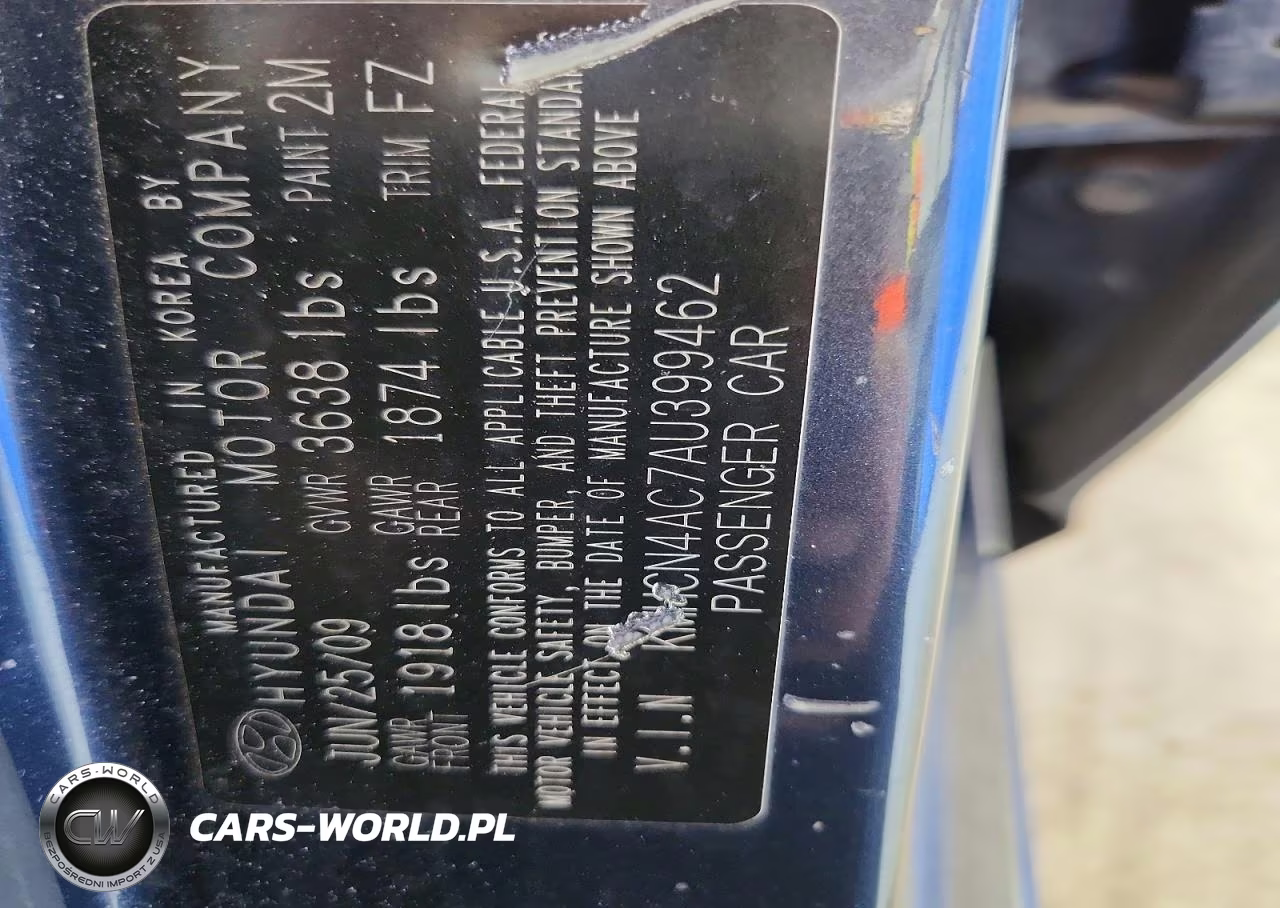 2010 Hyundai Accent Gls VIN:KMHCN4AC7AU399462 - 12