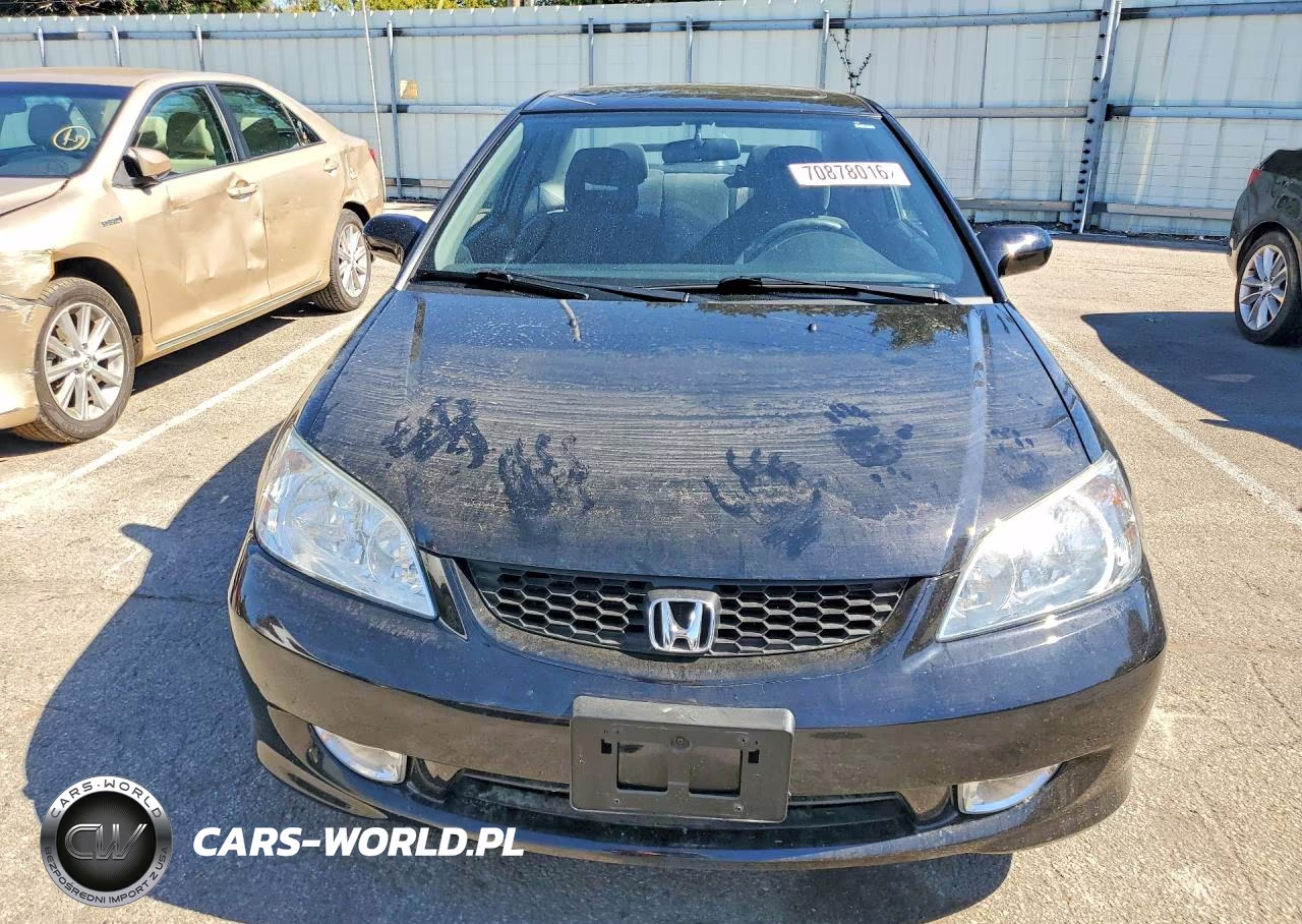 2004 Honda Civic Ex VIN:1HGEM22954L011406 - 5