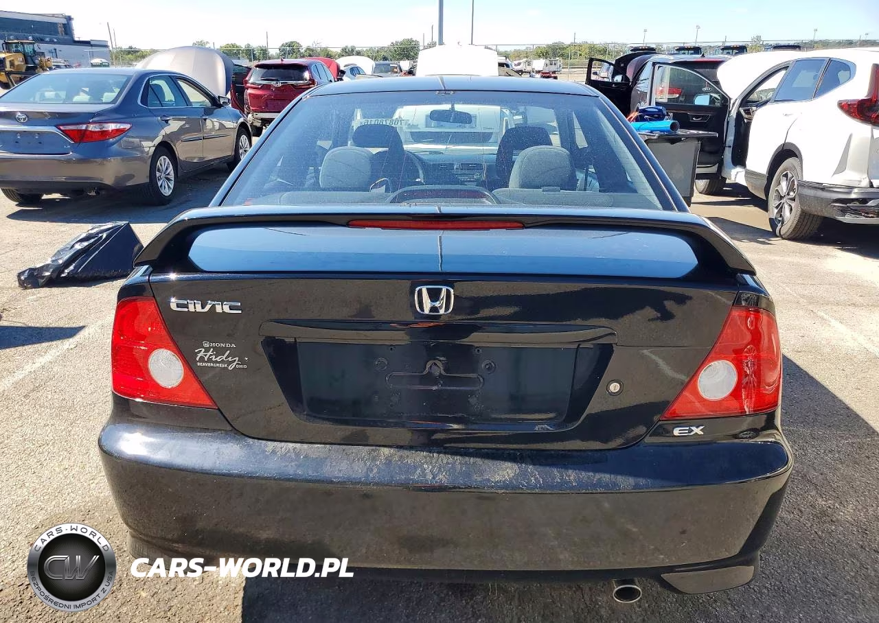 2004 Honda Civic Ex VIN:1HGEM22954L011406 - 6