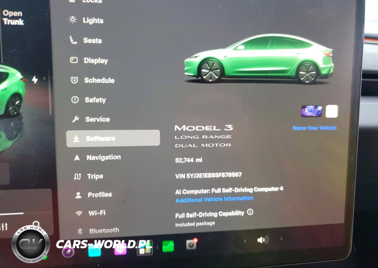 2025 Tesla Model 3 VIN:5YJ3E1EB8SF878567 - 9