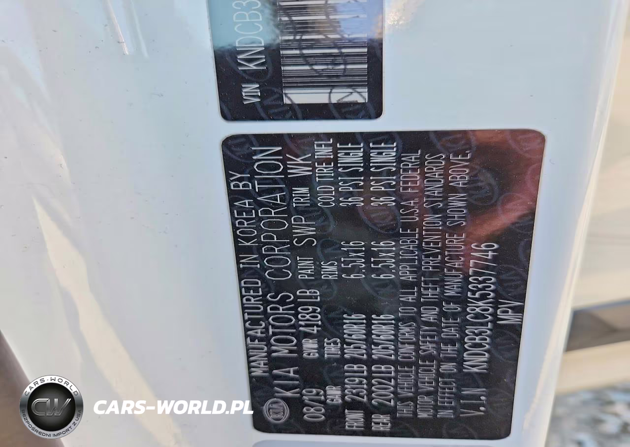 2019 Kia Niro Lx VIN:KNDCB3LC8K5337746 - 13