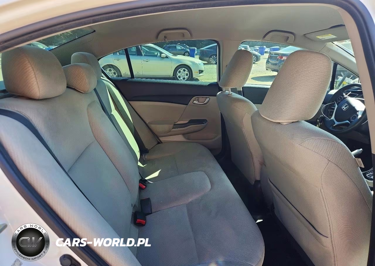 2013 Honda Civic Lx VIN:19XFB2F54DE083657 - 10