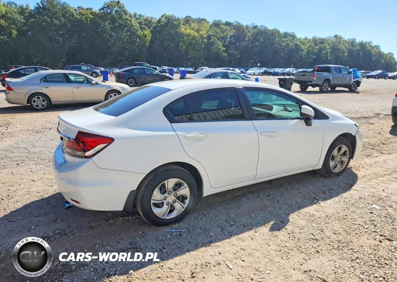 2013 Honda Civic Lx VIN:19XFB2F54DE083657 - 3