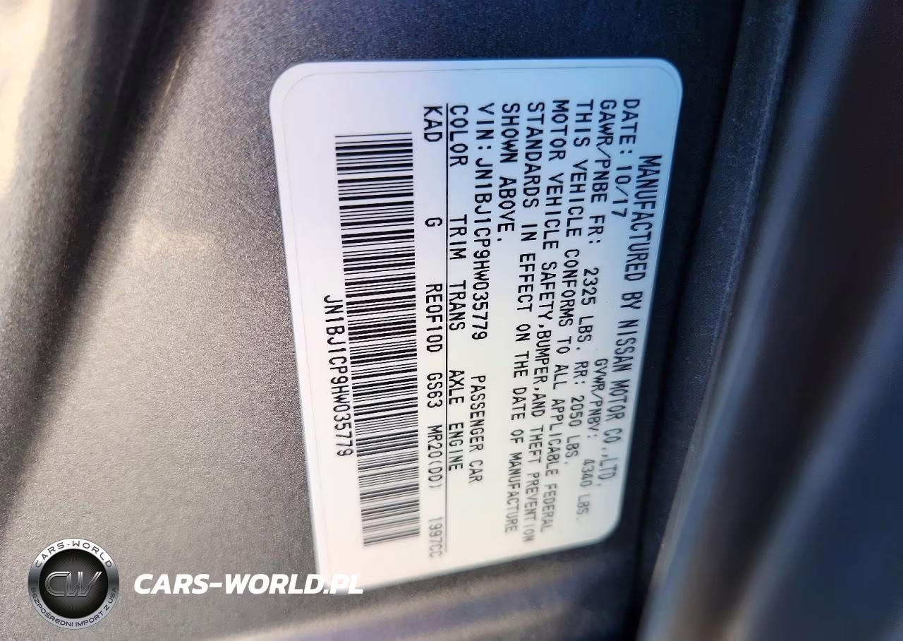 2017 Nissan Rogue Sport S VIN:JN1BJ1CP9HW035779 - 13