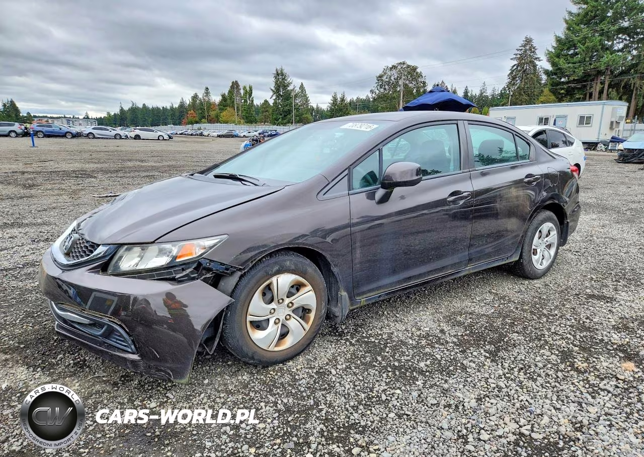 2013 Honda Civic Lx VIN:2HGFB2F58DH584881 - 1