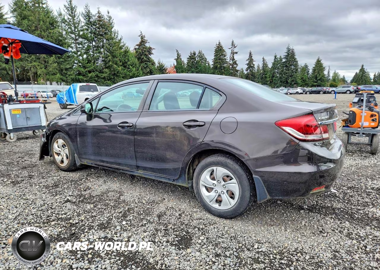 2013 Honda Civic Lx VIN:2HGFB2F58DH584881 - 2