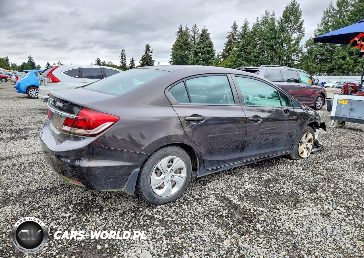 2013 Honda Civic Lx VIN:2HGFB2F58DH584881 - 3