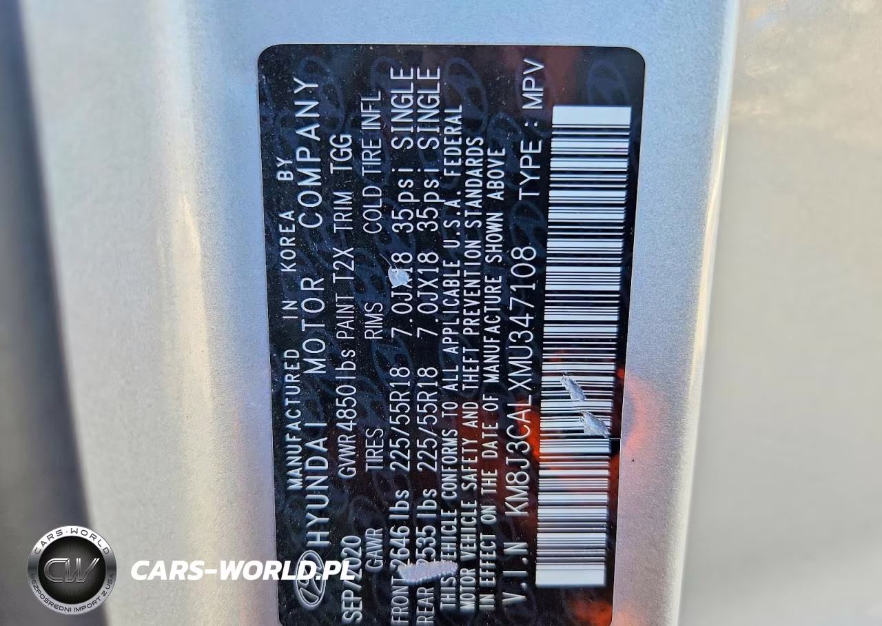 2021 Hyundai Tucson Sel VIN:KM8J3CALXMU347108 - 13