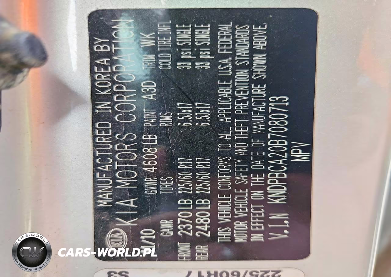 2011 Kia Sportage Lx VIN:KNDPBCA20B7080713 - 13